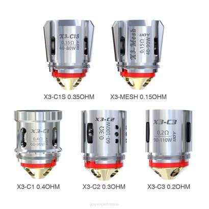 iJOY Captain x3 résistances de remplacement (pack de 3) PD2L109 Order IJOY Vape