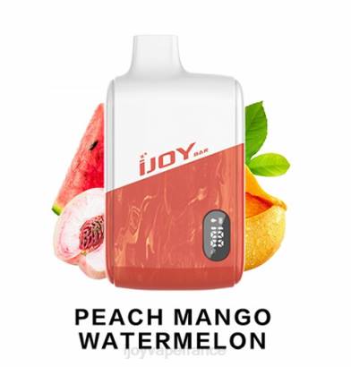 iJOY Bar IC8000 jetable PD2L191 IJOY Vape France pêche, mangue, pastèque