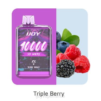 iJOY Bar SD10000 jetable PD2L173 IJOY Vape Bordeaux triple baie