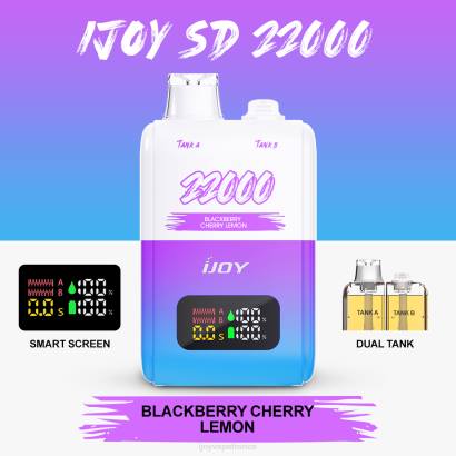 iJOY SD 22000 jetable PD2L147 IJOY Vape Price mûre cerise citron