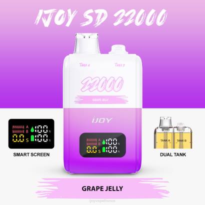 iJOY SD 22000 jetable PD2L153 IJOY Vape Bordeaux Gelée de raisin