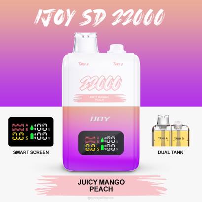 iJOY SD 22000 jetable PD2L156 IJOY Vape Flavors pêche à la mangue juteuse